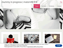 Tablet Screenshot of mummyinprogress.com